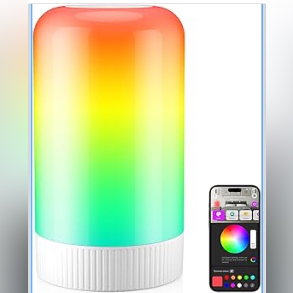 Color-Changing LED Smart Table Lamp